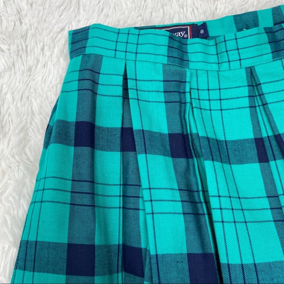 VINTAGE Plaid Maxi Skirt - Picture 4 of 6
